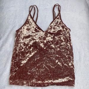 Shimmery tank top